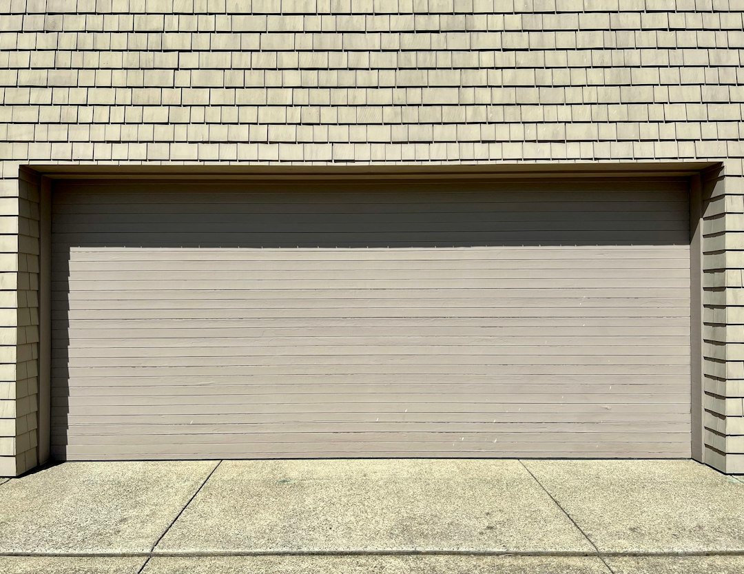 Residential sectional garage door