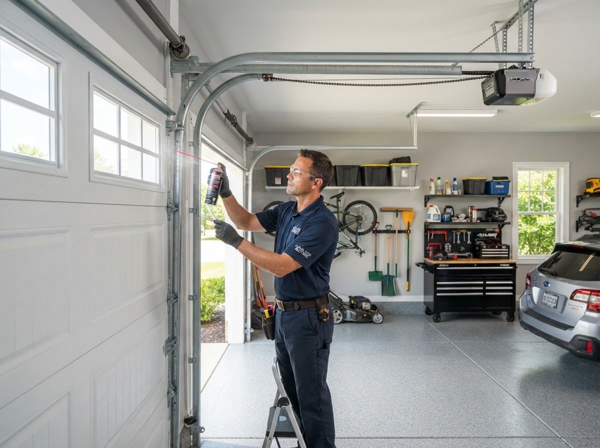 Residential garage door